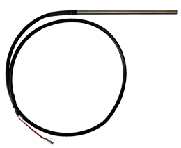 6x150mm PT100 probe with PTFE insulated lead