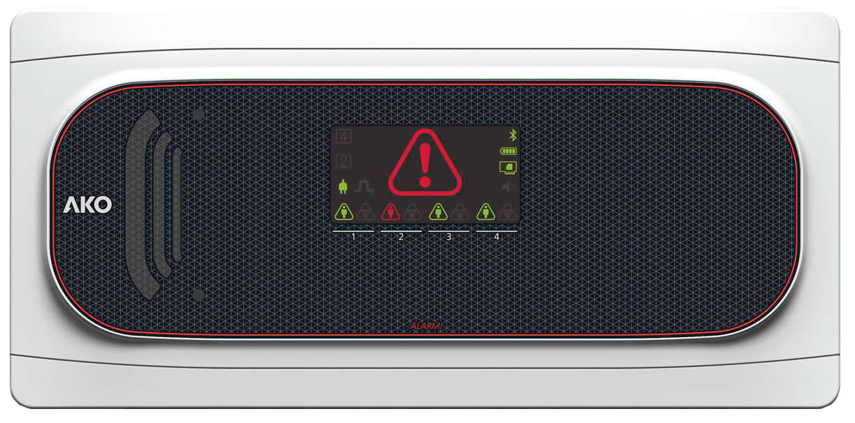 Person trapped alarm 4 zone