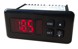 Two stage programmable controller for temperature, humidity or pressure