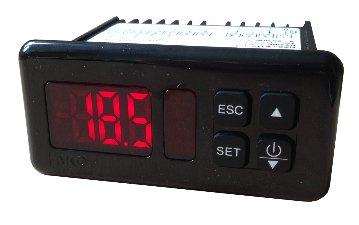 Two stage programmable controller for temperature, humidity or pressure