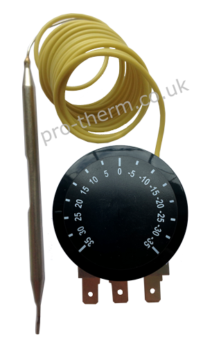 Capillary thermostat -35/35°C