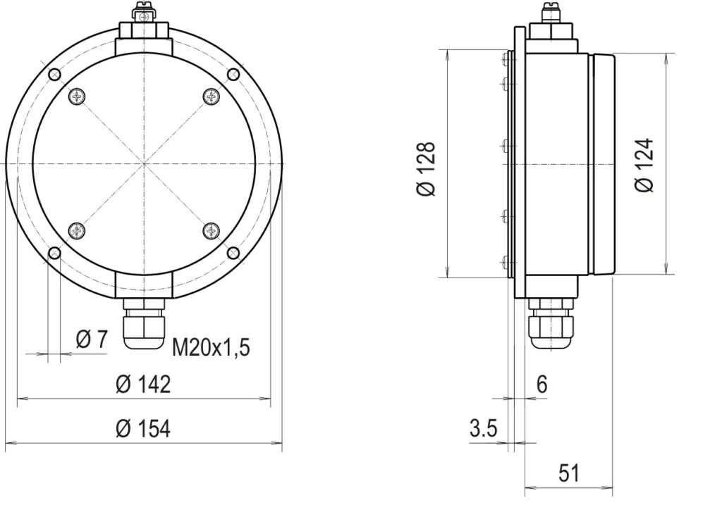 5" ATEX rated membrane switch - Image 2