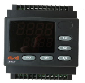Two stage thermostat for heating or cooling