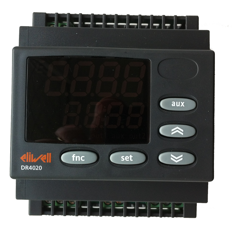 Two stage thermostat for heating or cooling