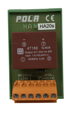 Pola power supply for electronic sensors