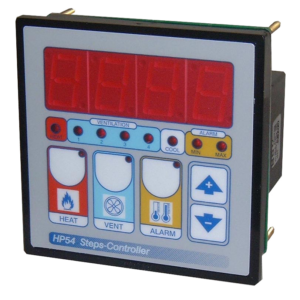 4 stage ventilation control with heating, cooling and alarm