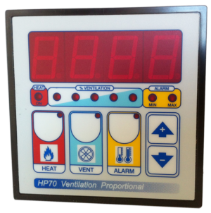 0-10V ventilation control with heating and alarm output