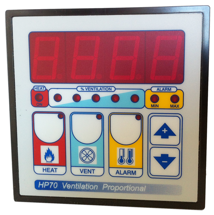 0-10V ventilation control with heating and alarm output