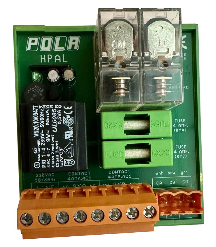 Alarm relay expansion module for Pola controls