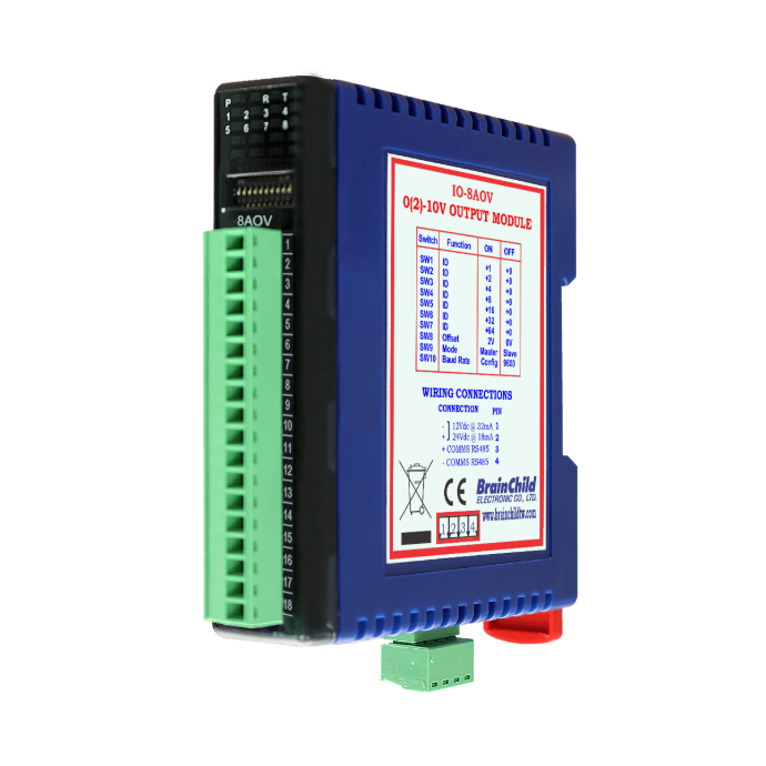 IO module with 8 voltage outputs