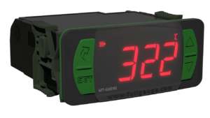 Two stage thermocouple controller with timer, alarm and digital input control